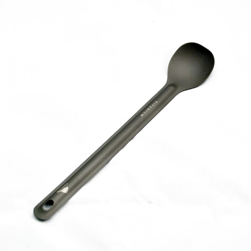 TITANIUM LONG HANDLE SPOON