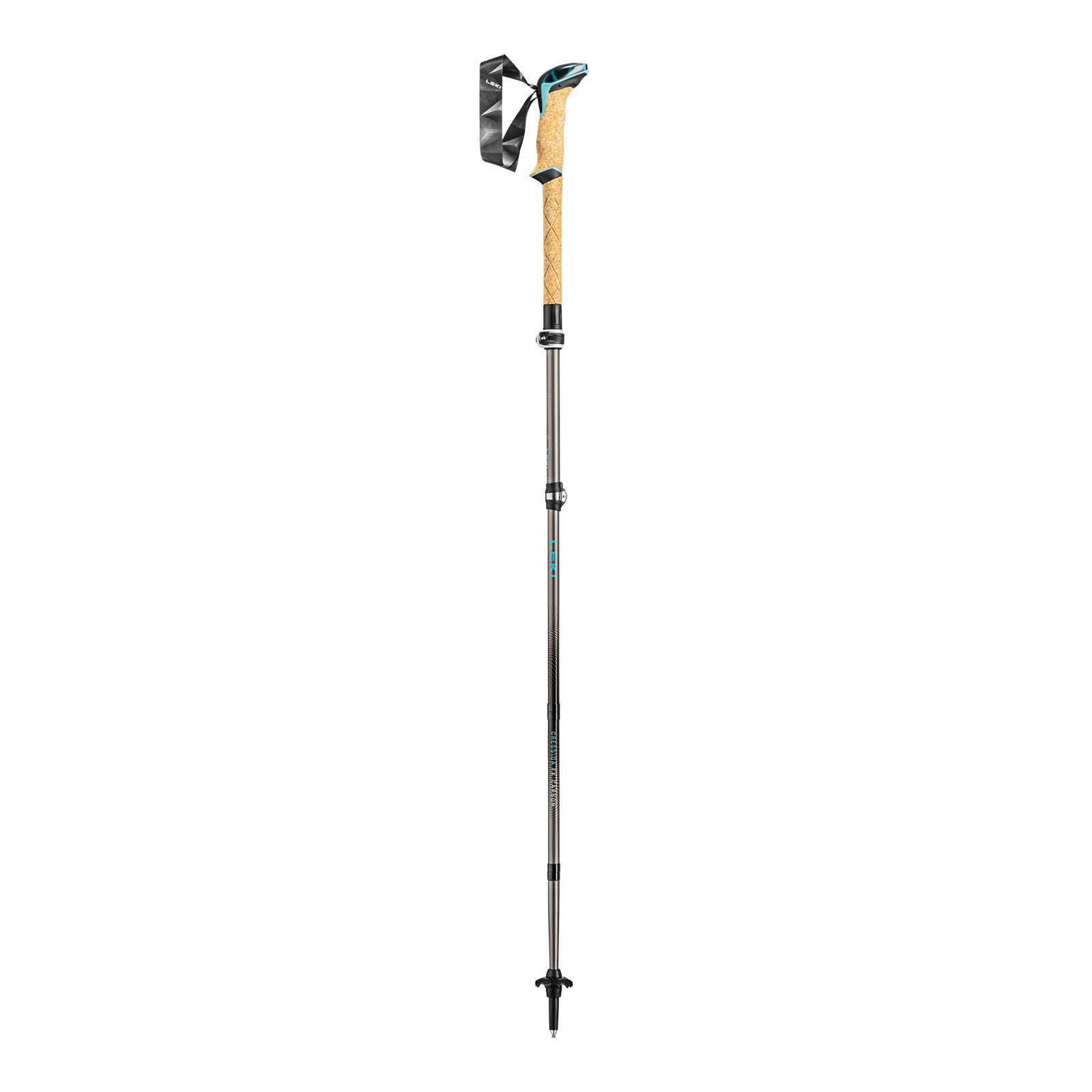 Lekki trekking pole fully extended.